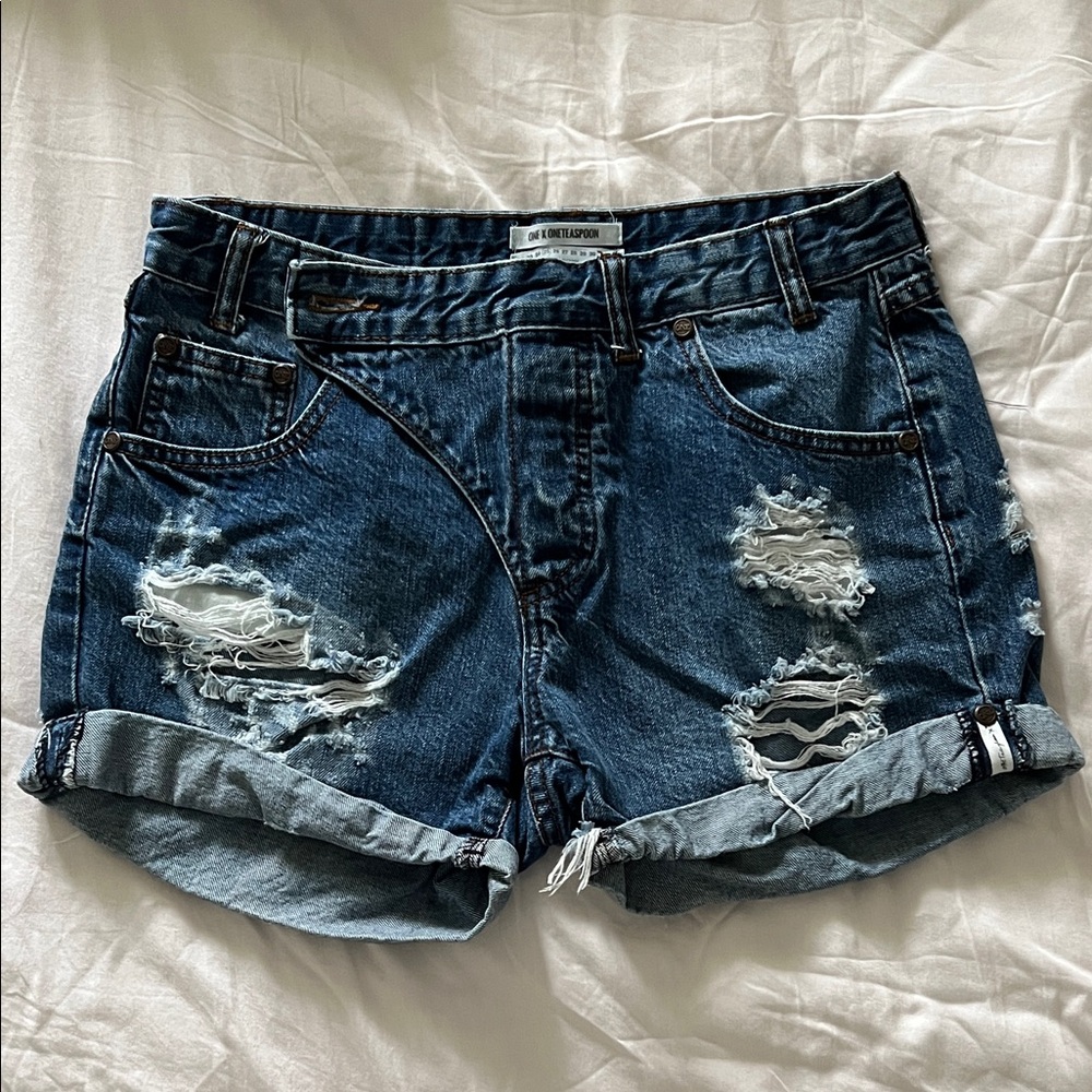 One X One Teaspoon Denim Shorts